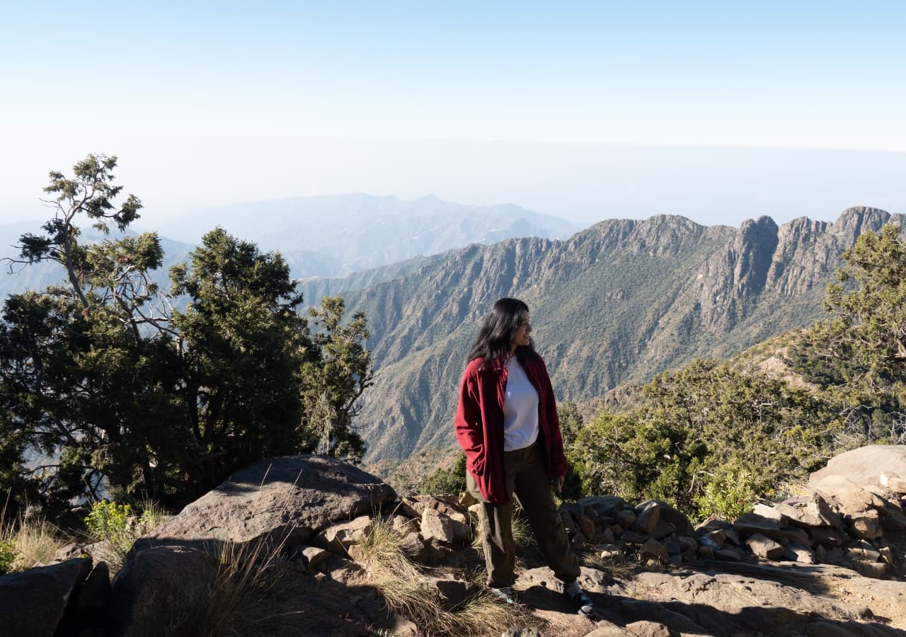 هايك مسار القرون التاريخي وجبل السودة - أعلى قمة في السعودية